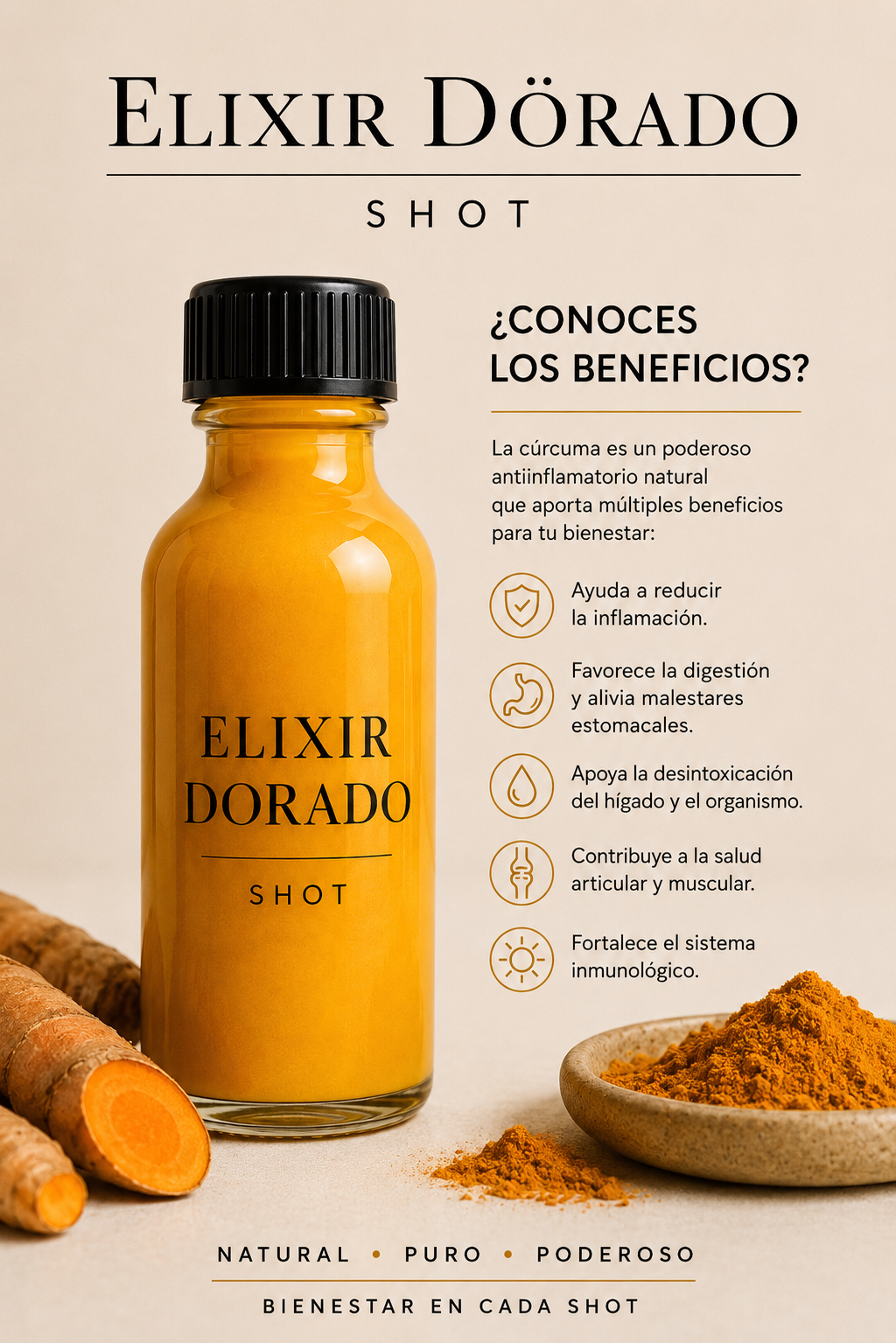 Elixir Dorado · Shot